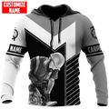 FUNSTUFFPRINT Personalized Carpenter Grey 3D Hoodie and Zip Hoodie
