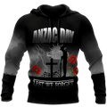 FUNSTUFFPRINT Old Soldier Remember Anzac Day Premium Unisex 3D Hoodie and Zip Hoodie