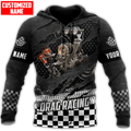 FUNSTUFFPRINT Personalized Racing Crack Drag Racing Engine 3D Hoodie and Zip Hoodie