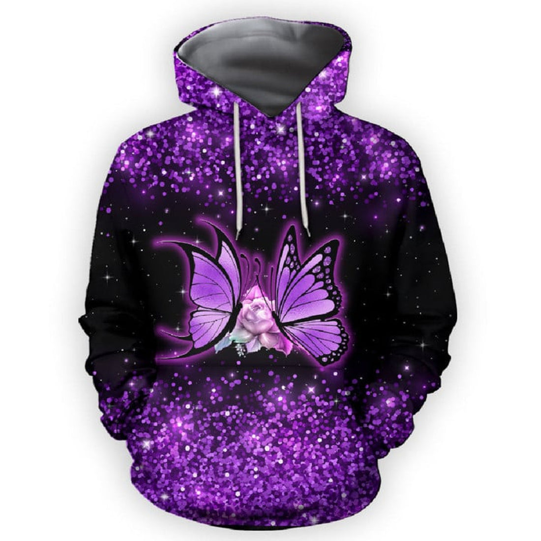 FUNSTUFFPRINT Butterfly Combo Hoodie 3D Hoodie and Zip Hoodie