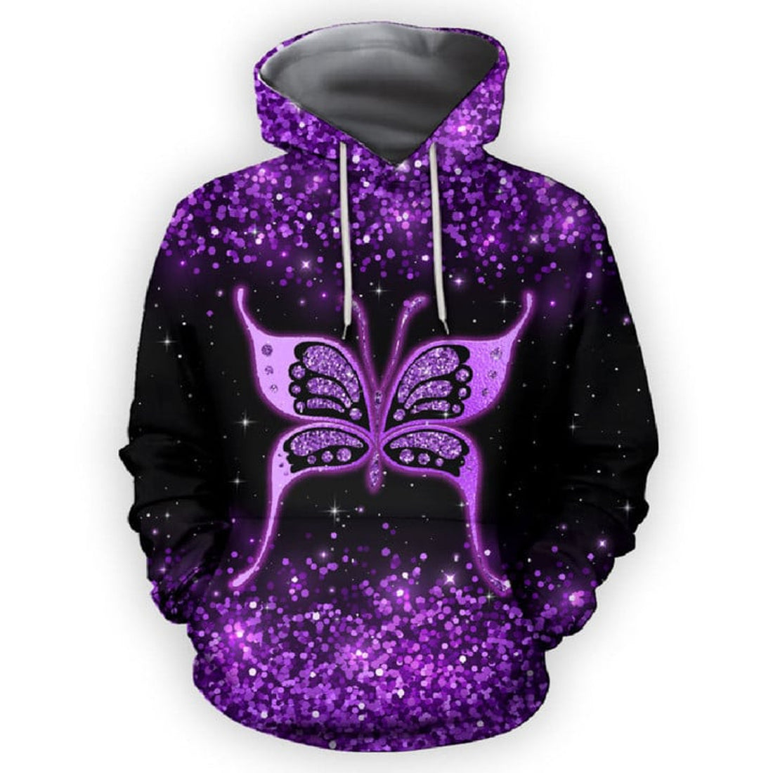 FUNSTUFFPRINT Butterfly Combo 3D Hoodie and Zip Hoodie