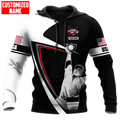 FUNSTUFFPRINT There's No Crying In Baseball 3D Hoodie and Zip Hoodie