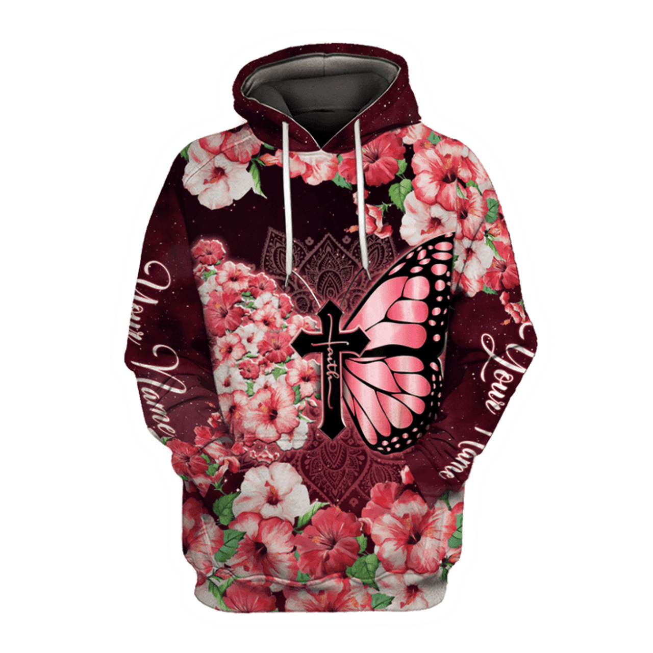 FUNSTUFFPRINT Butterfly Hoodie and Zip Hoodie