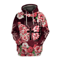 FUNSTUFFPRINT Butterfly Hoodie and Zip Hoodie