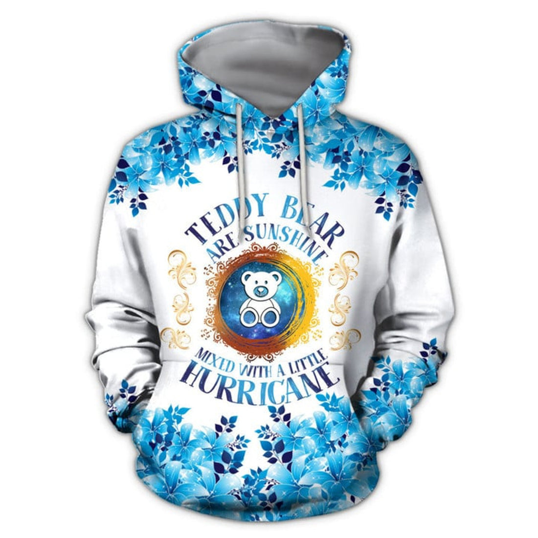 FUNSTUFFPRINT Teddy Bear 3D Hoodie and Zip Hoodie