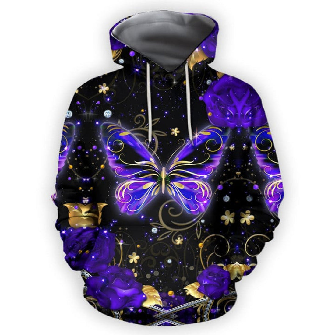 FUNSTUFFPRINT- Butterfly 3D Hoodie and Zip Hoodie