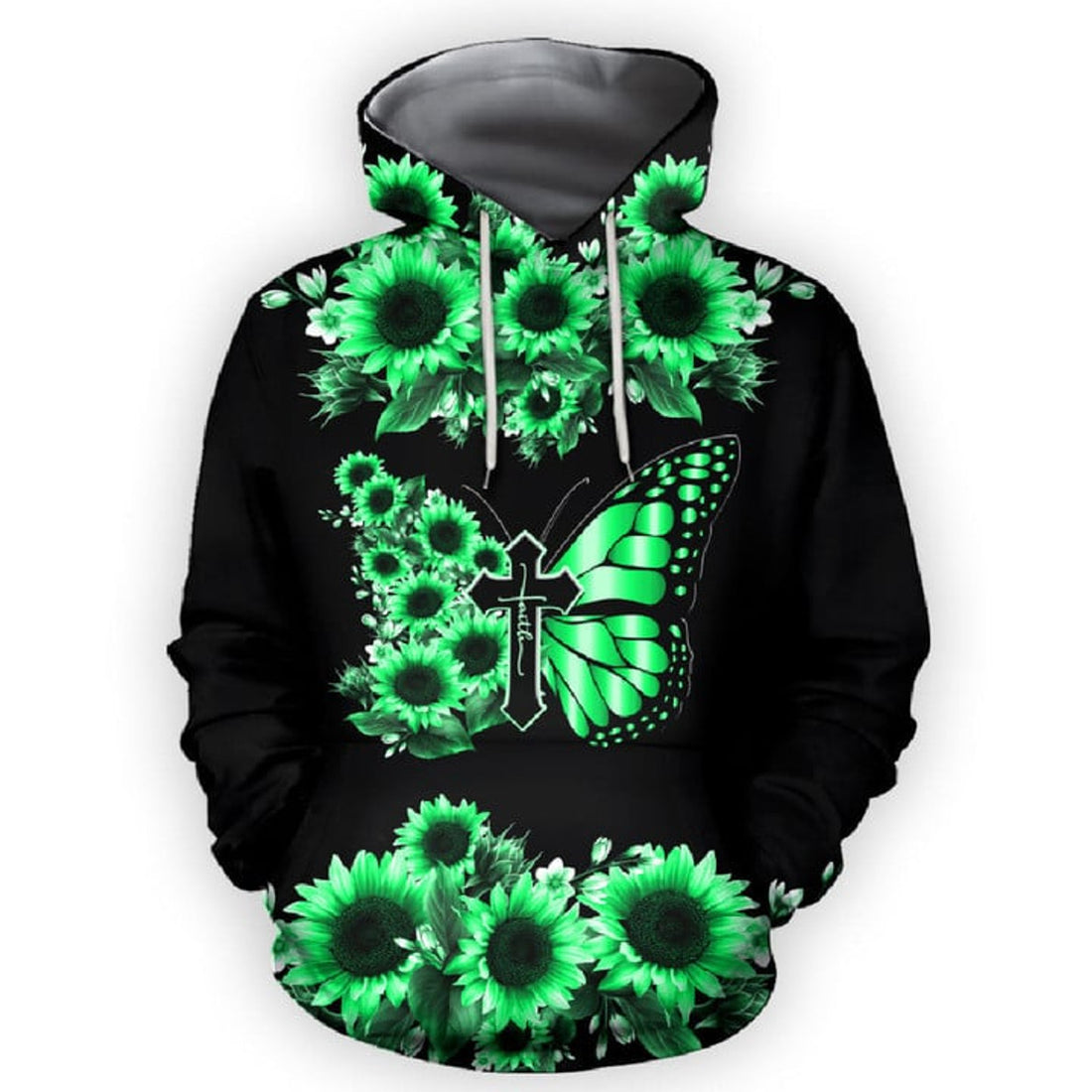 FUNSTUFFPRINT Butterfly 3D Hoodie and Zip Hoodie