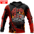 FUNSTUFFPRINT Customize Name Hauling Trucking Industry 3D Hoodie and Zip Hoodie