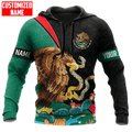 FUNSTUFFPRINT Customized Name Mexico All D Over Printed Unisex 3D Hoodie and Zip Hoodie