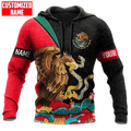 FUNSTUFFPRINT Customized Name Mexican 3D Hoodie and Zip Hoodie