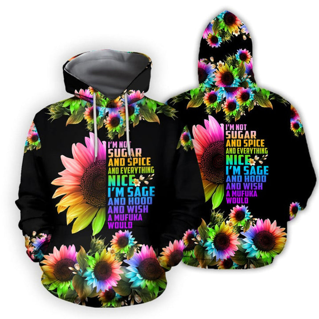 FUNSTUFFPRINT Butterfly 3D Hoodie and Zip Hoodie