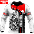 FUNSTUFFPRINT Personalized New Zealand Aotearoa Maori Fish Hook 3D Hoodie and Zip Hoodie