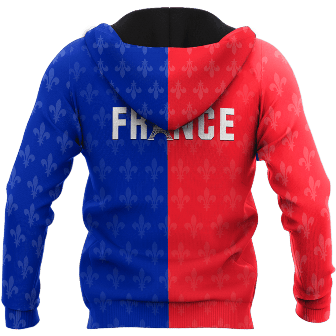 FUNSTUFFPRINT Personalized Name France - Paris 3D Hoodie and Zip Hoodie