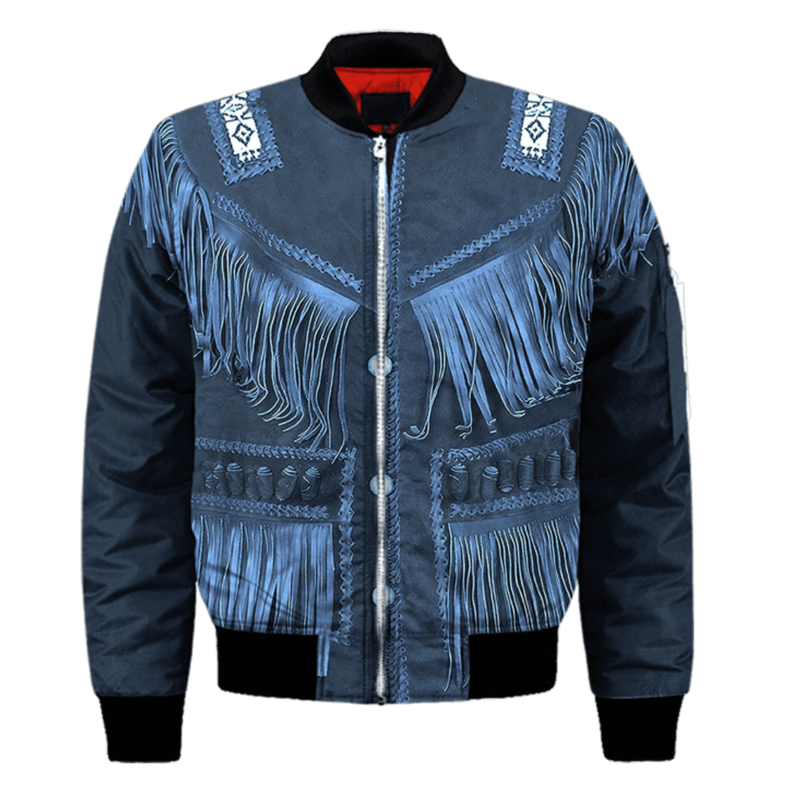 FUNSTUFFPRINT Cowboy Jacket Cosplay 3D Over Printed Unisex 3D Bomber Jacket