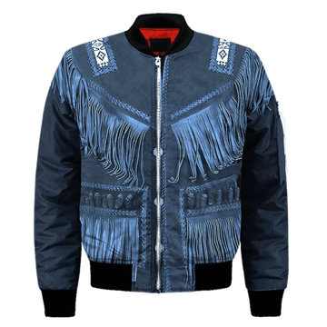 FUNSTUFFPRINT Cowboy Jacket Cosplay 3D Over Printed Unisex 3D Bomber Jacket