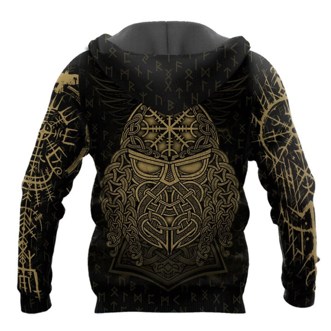 FUNSTUFFPRINT Viking Warriors 3D Hoodie and Zip Hoodie