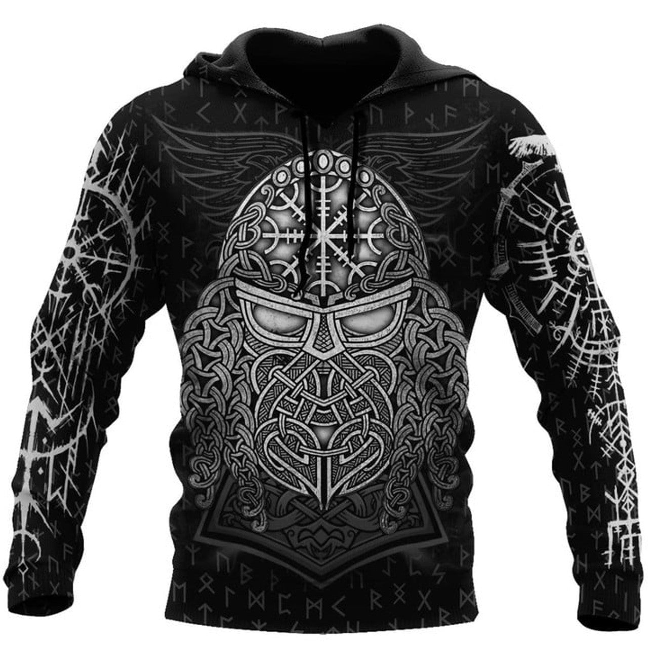 FUNSTUFFPRINT Viking Warriors Hoodie 3D Hoodie and Zip Hoodie