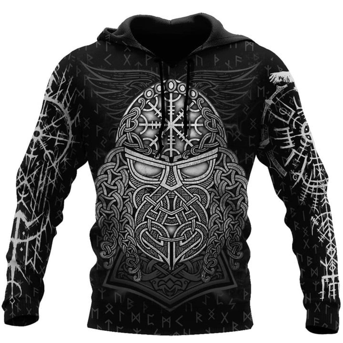 FUNSTUFFPRINT Viking Warriors Hoodie 3D Hoodie and Zip Hoodie