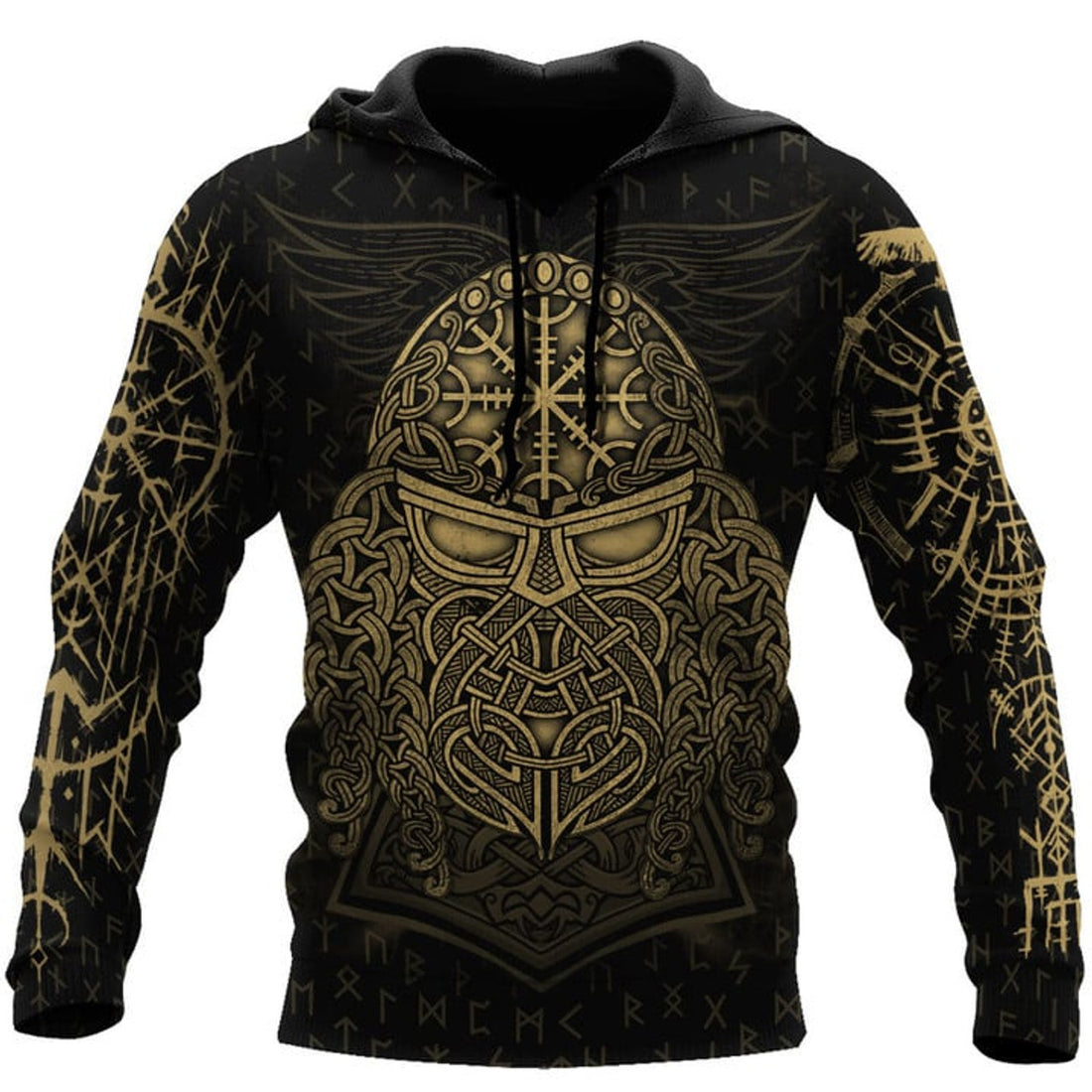 FUNSTUFFPRINT Viking Warriors 3D Hoodie and Zip Hoodie