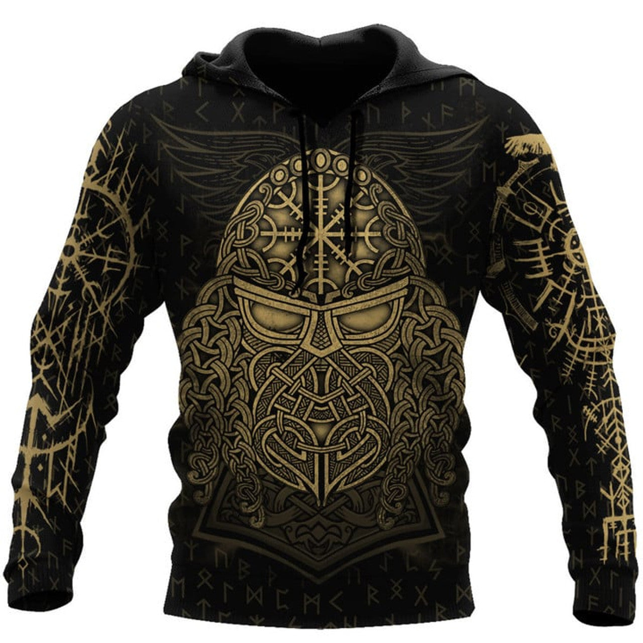 FUNSTUFFPRINT Viking Warriors 3D Hoodie and Zip Hoodie
