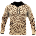 FUNSTUFFPRINT Odin Viking Rune 3D Hoodie and Zip Hoodie