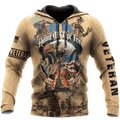 FUNSTUFFPRINT Home Of The Free - Because Of The Brave - Us Veteran 3D Hoodie and Zip Hoodie