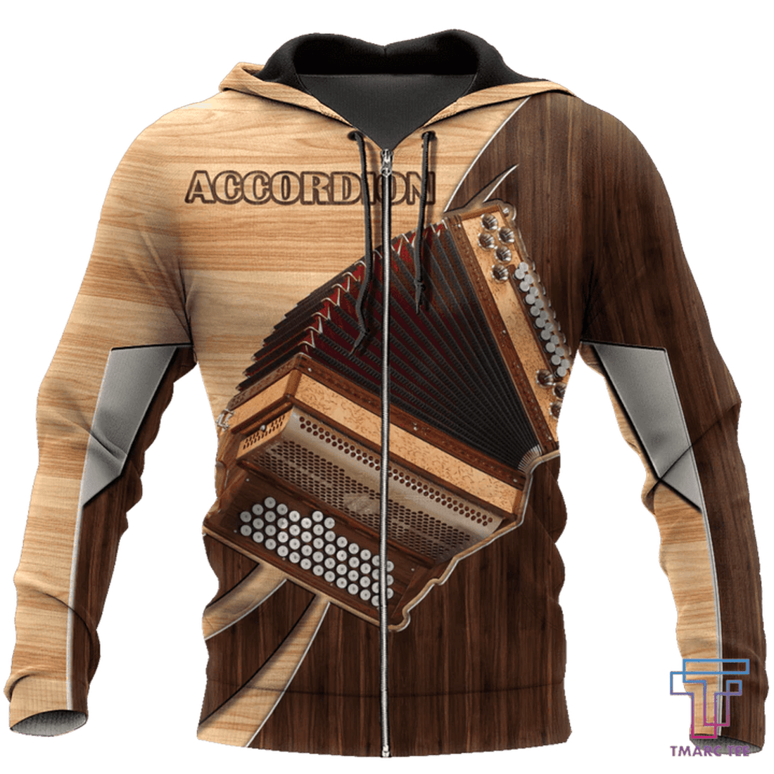 FUNSTUFFPRINT Accordion music d hoodie shirt for men and women 3D Hoodie and Zip Hoodie