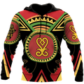 FUNSTUFFPRINT African Adinkra Sankofa 3D Hoodie and Zip Hoodie