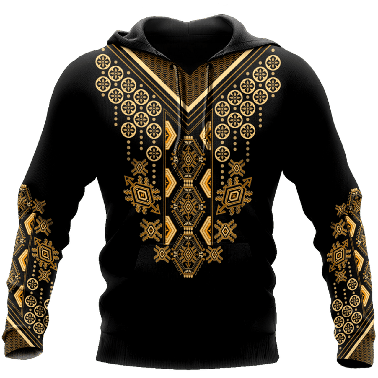 FUNSTUFFPRINT African Culture Dashiki Pattern Unisex Deluxe3D Hoodie and Zip Hoodie