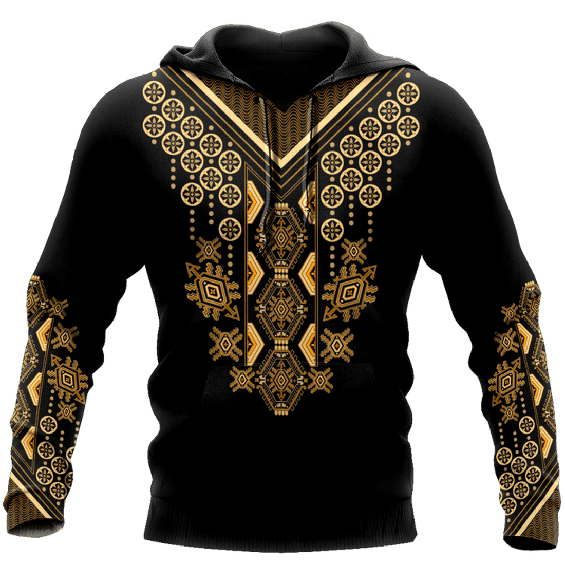 FUNSTUFFPRINT African Culture Dashiki Pattern Unisex Deluxe3D Hoodie and Zip Hoodie