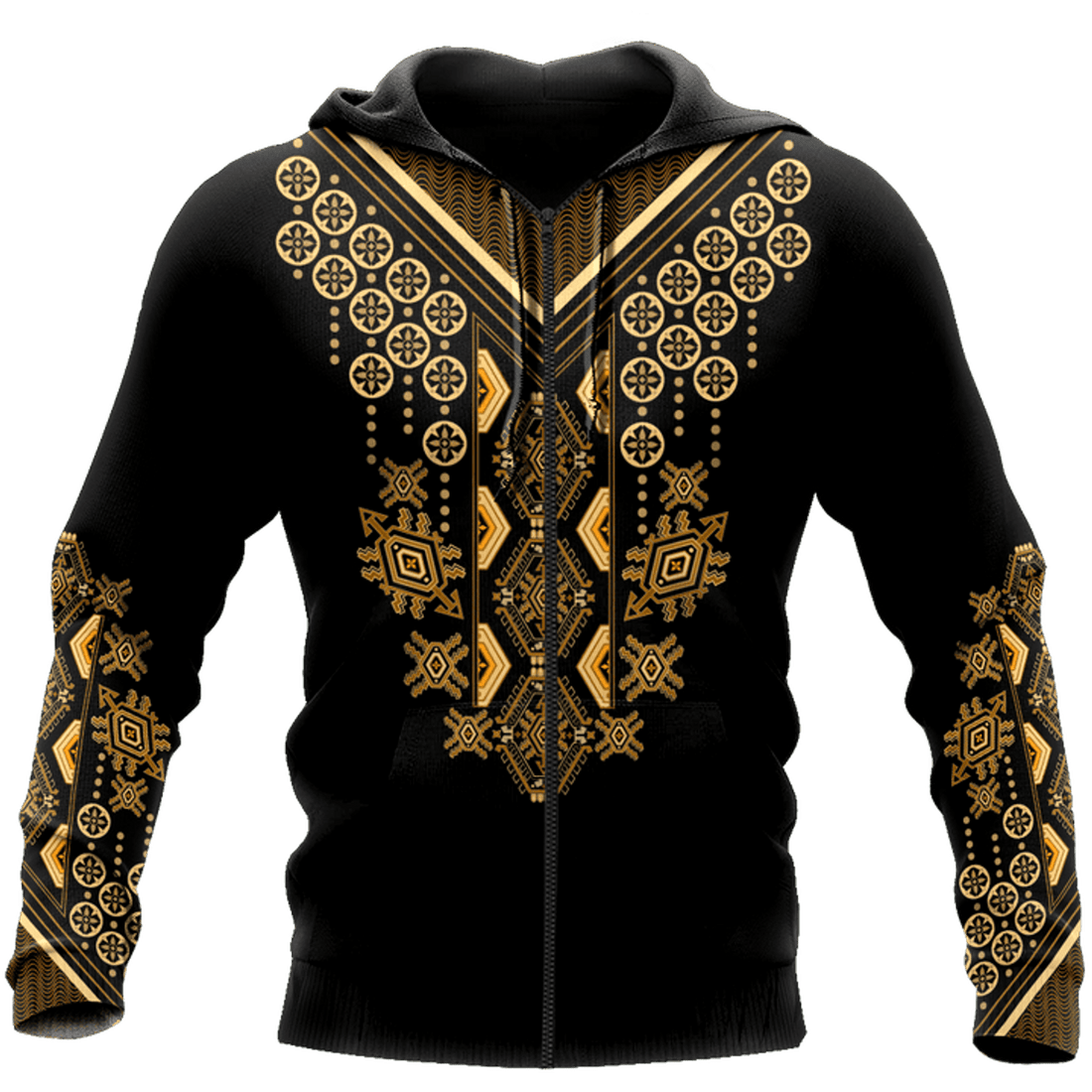 FUNSTUFFPRINT African Culture Dashiki Pattern Unisex Deluxe3D Hoodie and Zip Hoodie
