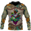FUNSTUFFPRINT African Girl Pattern Unisex Deluxe 3D Hoodie and Zip Hoodie