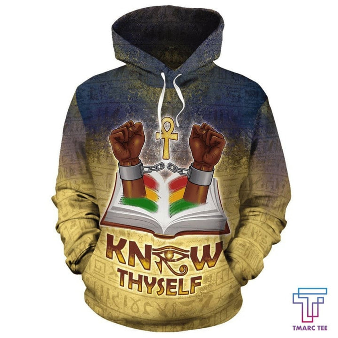 FUNSTUFFPRINT African Hoodie - Africa Black Know Thyself 3D Hoodie and Zip Hoodie