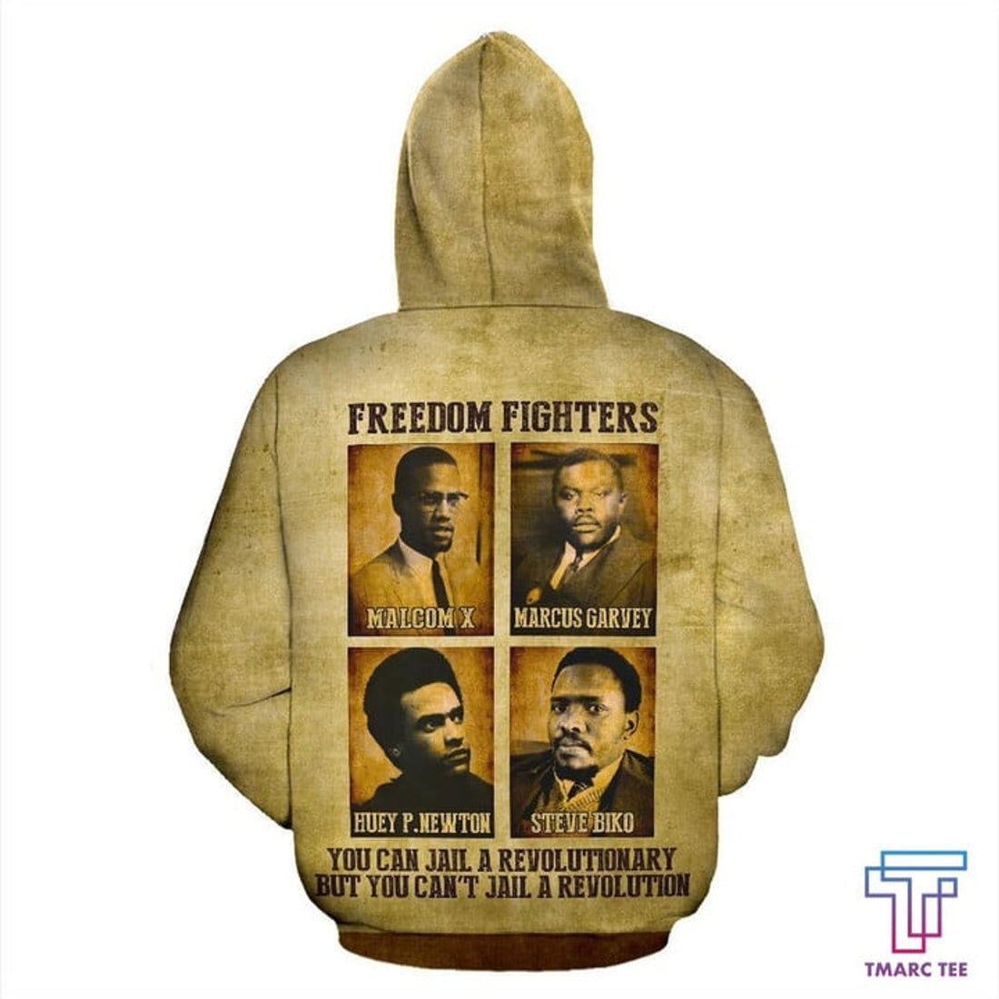 FUNSTUFFPRINT African Hoodie - Africa Black Civil Leaders 3D Hoodie and Zip Hoodie
