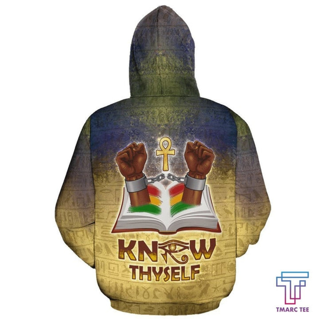 FUNSTUFFPRINT African Hoodie - Africa Black Know Thyself 3D Hoodie and Zip Hoodie