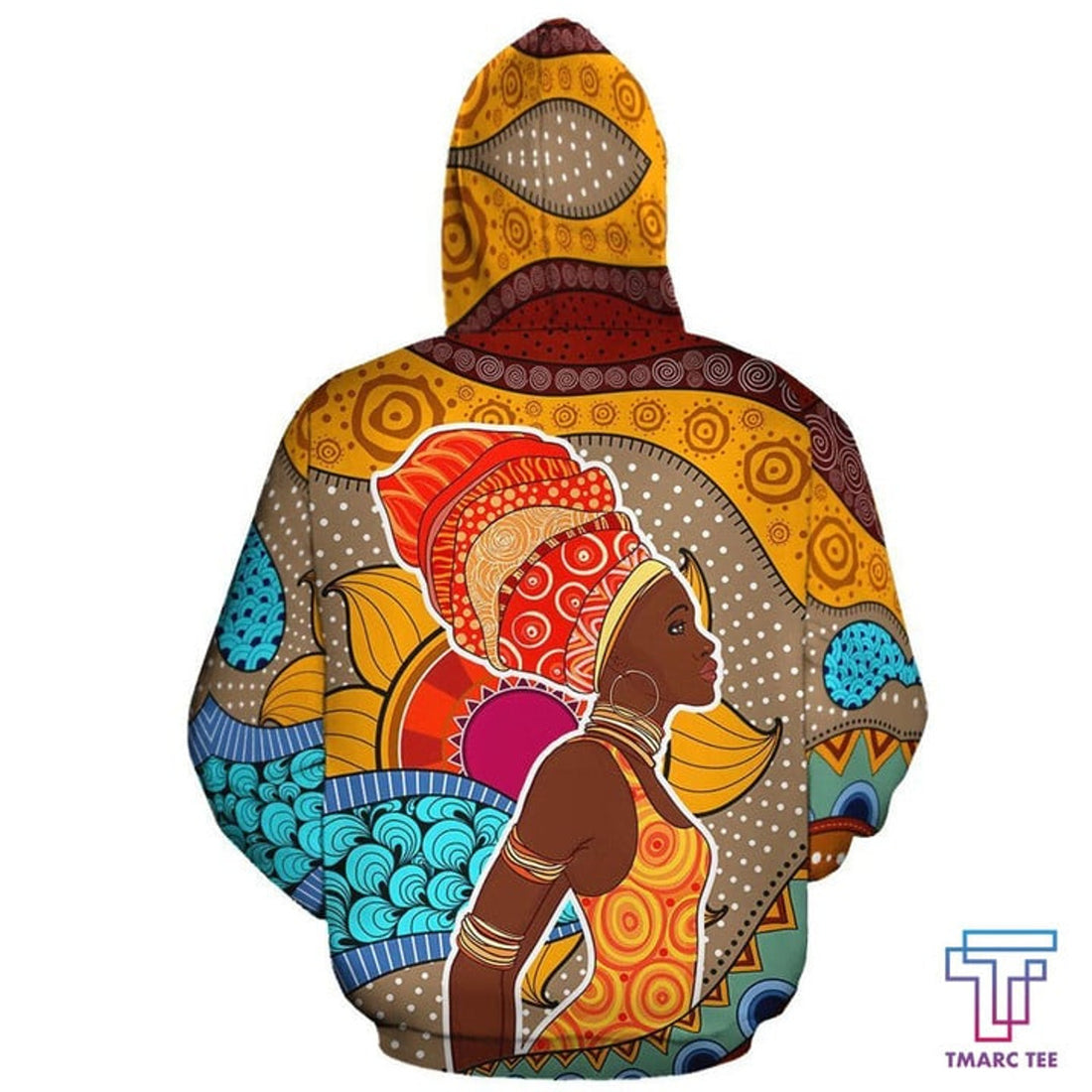 FUNSTUFFPRINT African Hoodie - African Figure Drawing 3D Hoodie and Zip Hoodie