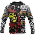 FUNSTUFFPRINT frican Lion Pattern 3D Hoodie and Zip Hoodie