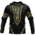 FUNSTUFFPRINT - African Luxury Pattern III 3D Hoodie and Zip Hoodie