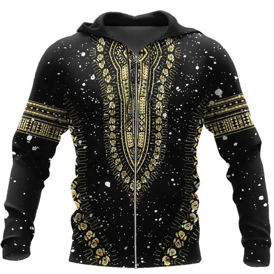 FUNSTUFFPRINT - African Luxury Pattern III 3D Hoodie and Zip Hoodie