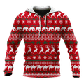 FUNSTUFFPRINT - African Xmas Unisex Deluxe 3D Hoodie and Zip Hoodie