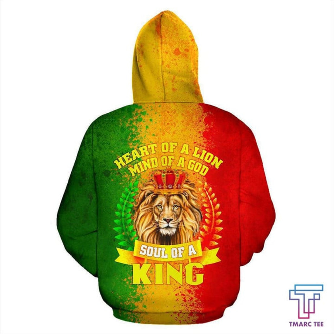 FUNSTUFFPRINT African Zip-Up Hoodie - Africa Soul Of A King 3D Hoodie and Zip Hoodie