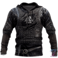 FUNSTUFFPRINT - Vikings Armor 3D Hoodie and Zip Hoodie