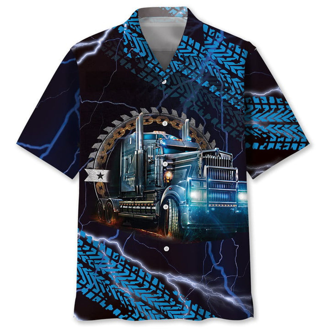 Trucker Light Hawaiian Shirt, Gift for trucker