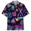 Billiard Neon Hawaiian Shirt, Billiard team Hawaiian shirt for men, Gift for billiard player