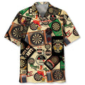 Darts Vintage Hawaiian Shirt, Darts team Hawaiian shirt for men, Gift for Darts player