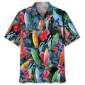 Surfing Ocean Hawaiian Shirt, Unisex Summer Beach Casual Short Sleeve Summer Vacation Beach Shirts