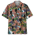 Hiking Usa Hawaiian Shirt for men, 4th of july hawaiian shirt
