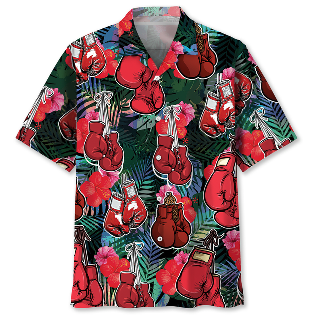 Boxing Tropical Hawaiian Shirt