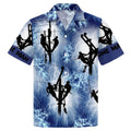 Lineman Red Thunder Storm Hawaiian Shirt, Aloha Hawaiian Shirt