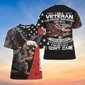 I Am Veteran I Love Freedom I Wrote Dogtags I Have 3D Shirt
